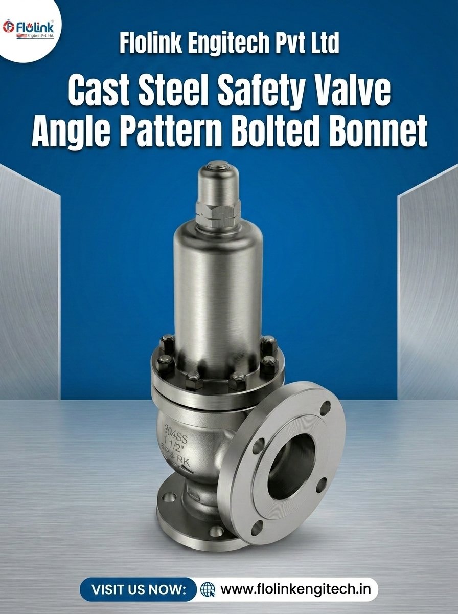 Cast Steel Safety Valve Angle Pattern High Pressure Type Bolted Bonnet