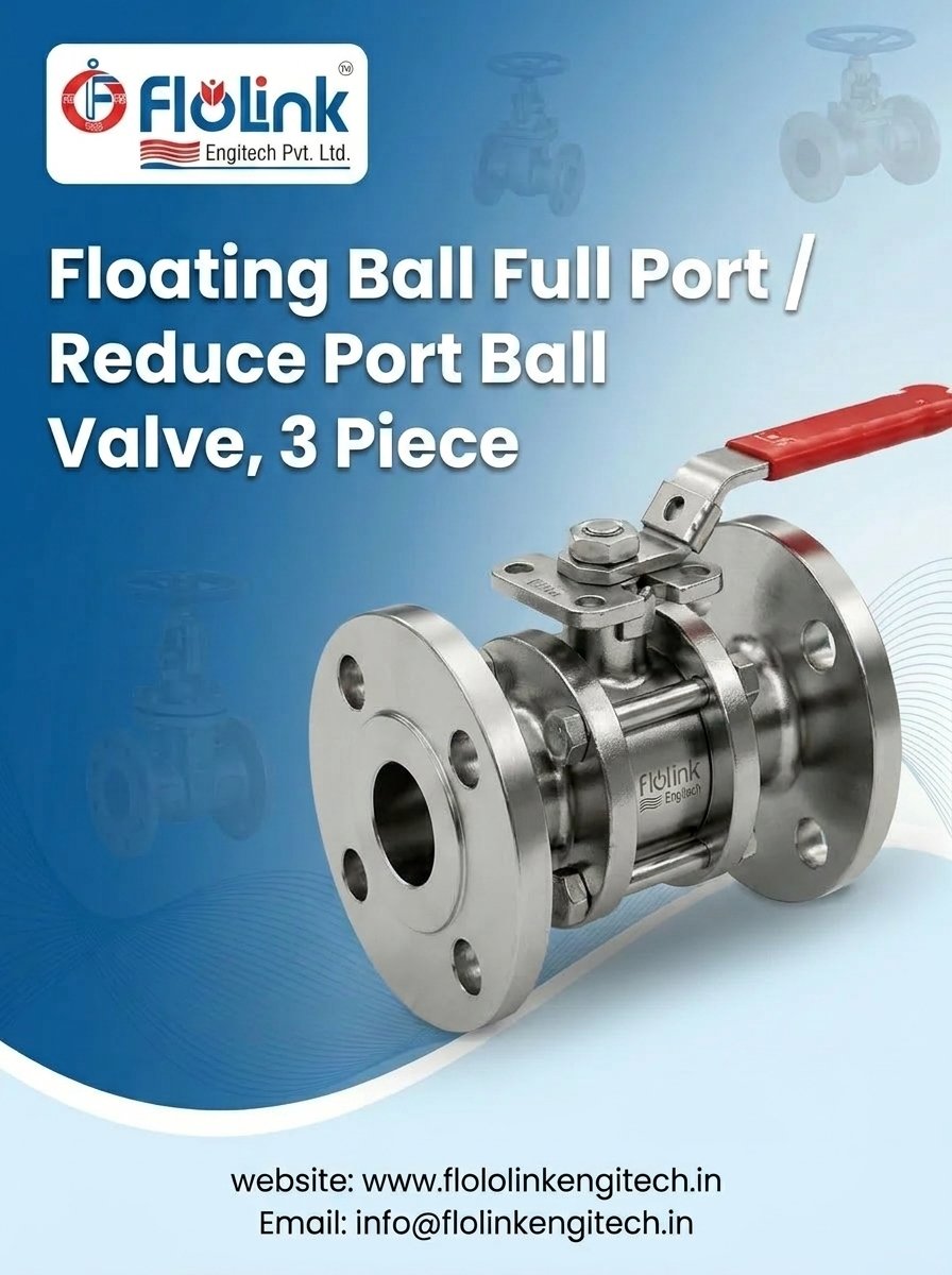 Three Piece Design Ball Valve